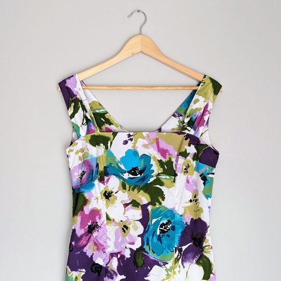 🇨🇦 NWT Gilmour Floral Cotton Dress Made In Canada - Picture 3 of 10